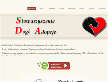 Tablet Screenshot of dogi-adopcje.pl